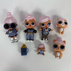 LOL Surprise! Uptown Family Dolls Pets Lot Bundle Limited Edition! MGA 2018